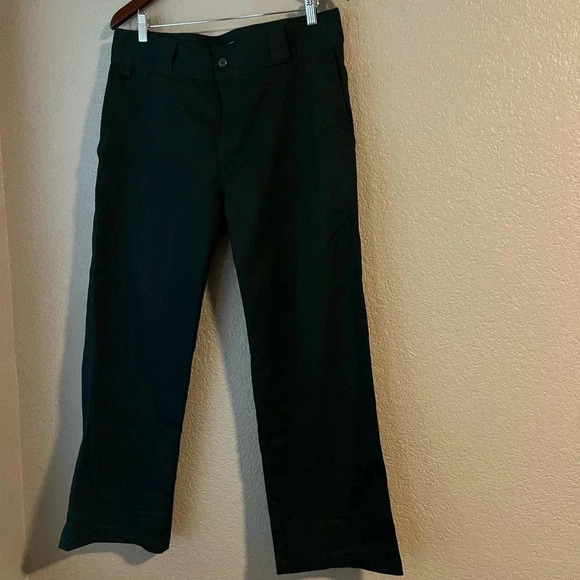 Japan Blue Jeans Dark Green Denim Wide Leg High Waist XL - Picture 6 of 8